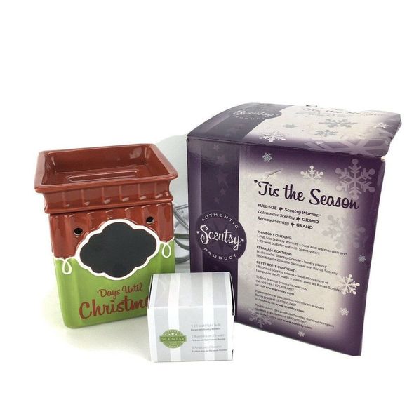 Scentsy Days Until Christmas Wax Warmer - Picture 1 of 4